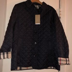 Burberry Jacket Women’s XL Navy Blue